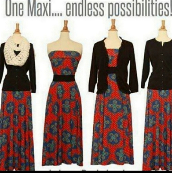 Lularoe XS Maxi Skirt Dress Slinky Material NWT UNICORN 🦄 - Picture 4 of 8